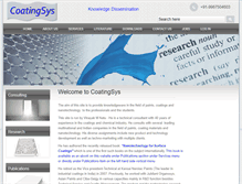 Tablet Screenshot of coatingsys.com